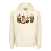 Sandshell juneteenth bhm coffee cups Premium Hoodie - OliviaCreatesArt