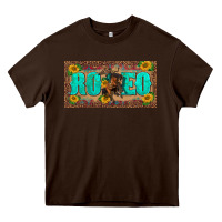 Chocolate Brown western rodeo horse leopard aztek sunflower license plate template Heavy Core Tee - BarkalooDesign