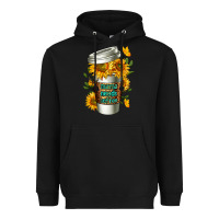 Black Mama Needs Coffee Cup Heavyweight Hoodie - FaDigitalArtStudio