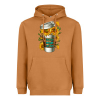 Meerkat Mama Needs Coffee Cup Heavyweight Hoodie - FaDigitalArtStudio