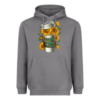 Storm Mama Needs Coffee Cup Heavyweight Hoodie - FaDigitalArtStudio