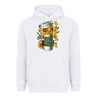 White Mama Needs Coffee Cup Heavyweight Hoodie - FaDigitalArtStudio
