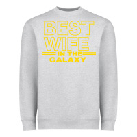 Heather Grey BEST WIFE IN THE GALAXY Heavyweight Sweatshirt - Bettercallsaul