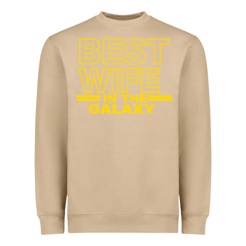 Best Wife In The Galaxy Heavyweight Sweatshirt by Bettercallsaul | Teevron