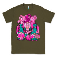 Army Green Breast Cancer Gnomies Truck Classic Tee - BundleAndBundleShop