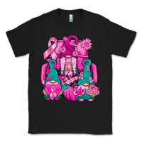 Black Breast Cancer Gnomies Truck Classic Tee - BundleAndBundleShop