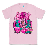 Bubblegum Pink Breast Cancer Gnomies Truck Classic Tee - BundleAndBundleShop