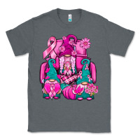 Charcoal Heather Breast Cancer Gnomies Truck Classic Tee - BundleAndBundleShop