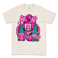 Natural Breast Cancer Gnomies Truck Classic Tee - BundleAndBundleShop