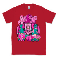 Red Breast Cancer Gnomies Truck Classic Tee - BundleAndBundleShop