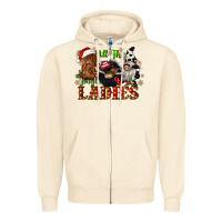 Sandshell all the jingle ladies Zipper Hoodie - CowGirlArtShop