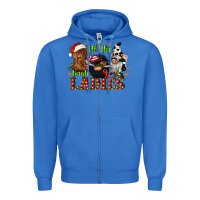 True Royal all the jingle ladies Zipper Hoodie - CowGirlArtShop