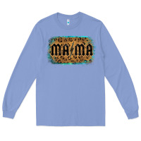 Colony Blue Leopard Patterned Mama Tried Long Sleeve Tee - Bettercallsaul