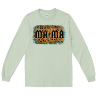 Matcha Leopard Patterned Mama Tried Long Sleeve Tee - Bettercallsaul