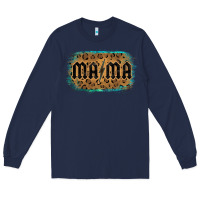 Navy Leopard Patterned Mama Tried Long Sleeve Tee - Bettercallsaul