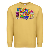 Antique Gold lgbt coffee cups Premium Sweatshirt - FaDigitalArtStudio
