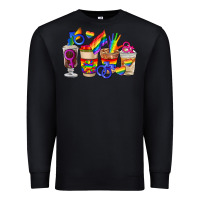Black lgbt coffee cups Premium Sweatshirt - FaDigitalArtStudio
