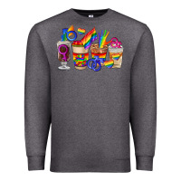 Charcoal Heather lgbt coffee cups Premium Sweatshirt - FaDigitalArtStudio