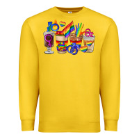 Lemon lgbt coffee cups Premium Sweatshirt - FaDigitalArtStudio