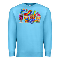 Ocean Blue lgbt coffee cups Premium Sweatshirt - FaDigitalArtStudio