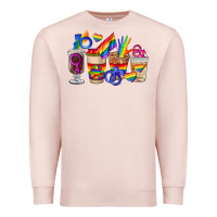 Pale Pink lgbt coffee cups Premium Sweatshirt - FaDigitalArtStudio