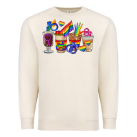Sandshell lgbt coffee cups Premium Sweatshirt - FaDigitalArtStudio