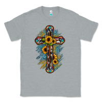 Heather Grey cross Classic Tee - JahusDesignShop