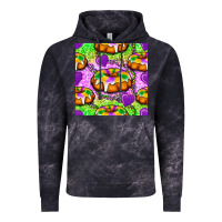 Cloud Black Mardi Gras king cake seamless pattern Vintage Hoodie - BundleAndBundleShop