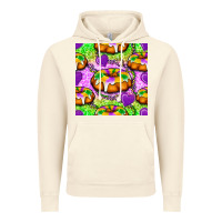 Vintage Artic Mardi Gras king cake seamless pattern Vintage Hoodie - BundleAndBundleShop