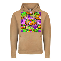 Vintage Camel Mardi Gras king cake seamless pattern Vintage Hoodie - BundleAndBundleShop