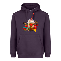Plum teacher frappe coffee Heavyweight Hoodie - FaDigitalArtStudio
