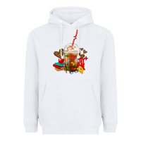 White teacher frappe coffee Heavyweight Hoodie - FaDigitalArtStudio