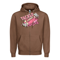 Chestnut tackle cancer Zipper Hoodie - CowGirlArtShop