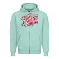 Seafoam tackle cancer Zipper Hoodie - CowGirlArtShop