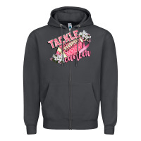 Smoke tackle cancer Zipper Hoodie - CowGirlArtShop