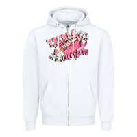 White tackle cancer Zipper Hoodie - CowGirlArtShop