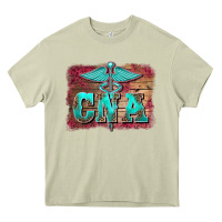 Mossy western nurse certified nurse  assistant medilcal symbol  background Heavy Core Tee - BarkalooDesign