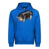 Cobalt poland china pig Urban Hoodie - LillyAllenDesigns