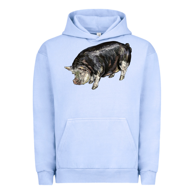 Poland China Pig Urban Hoodie by LillyAllenDesigns | Teevron