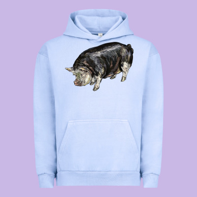 Poland China Pig Urban Hoodie Designed By Lillyallendesigns