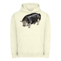 Pigment Pistachio poland china pig Urban Hoodie - LillyAllenDesigns