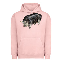 Pigment Salmon poland china pig Urban Hoodie - LillyAllenDesigns