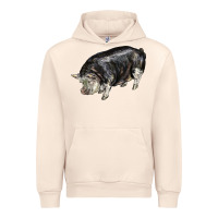 Sandshell poland china pig Urban Hoodie - LillyAllenDesigns