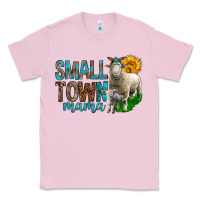 Bubblegum Pink Small Town Mama With Sheeps Classic Tee - BundleAndBundleShop