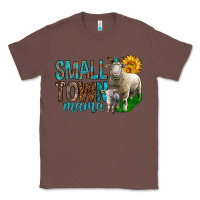 Chestnut Small Town Mama With Sheeps Classic Tee - BundleAndBundleShop
