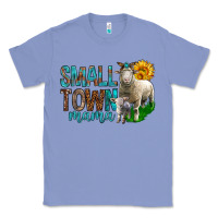 Colony Blue Small Town Mama With Sheeps Classic Tee - BundleAndBundleShop