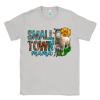 Moon Dust Small Town Mama With Sheeps Classic Tee - BundleAndBundleShop