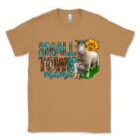 Toasted Coconut Small Town Mama With Sheeps Classic Tee - BundleAndBundleShop