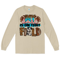 My Heart Is On That Field Football Long Sleeve Tee | Teevron
