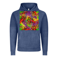 Vintage Denim Mardi Gras Lobster Seamless Pattern Vintage Hoodie - BundleAndBundleShop